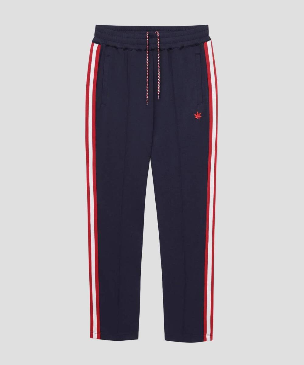 NEW BOAST men's tipped warm-up pant in navy